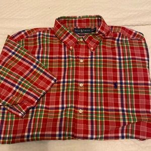 Polo by Ralph Lauren Red plaid S/S button down